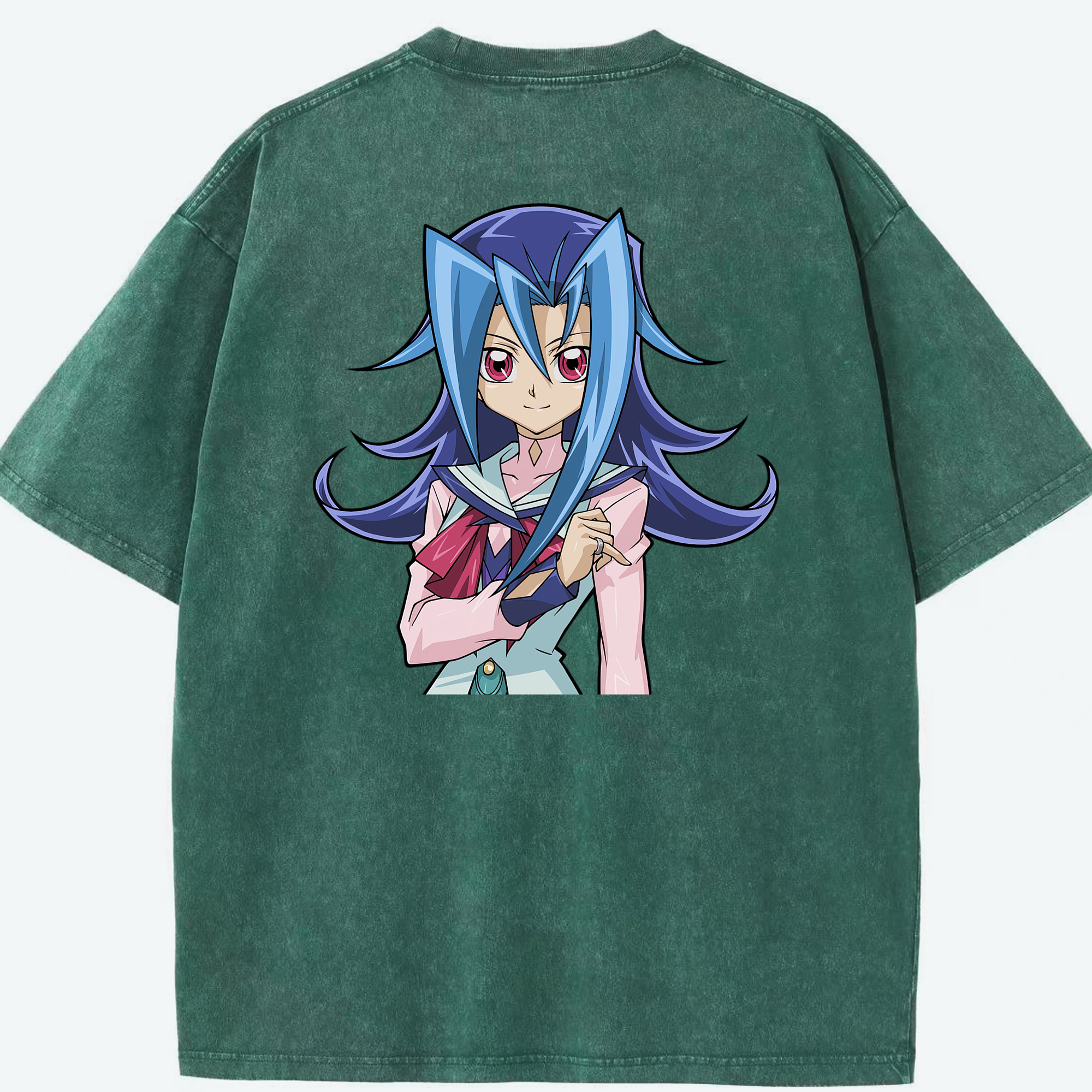 （画像用） 遊☆戯☆王 Yu-Gi-Oh! 綿100% ヴィンテージ風 半袖Tシャツ（背面プリント）